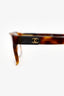 Pre-Loved Chanel™ Brown Tortoise Frame Square Reading Glasses