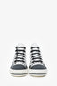 Pre-Loved Chanel™ Black/White High Top Sneakers Size 35.5