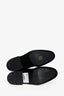 Pre-Loved Chanel™ Black Leather CC Biker Boots Size 39