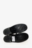 Pre-Loved Chanel™ Black Leather Combat Boots Size 39