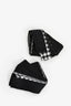 Miu Miu Black Polka Dot Buckle Detailed Flats Size 35.5