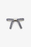 Miu Miu Silver Tone Metal/Purple Crystal Embellished Bow Brooch