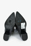 Miu Miu Black Leather Knee High Zip Up Boots Size 36