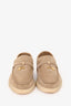 Loro Piana Sandstone Suede Leather Summer Charms Walk Loafers Size 37