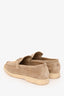 Loro Piana Sandstone Suede Leather Summer Charms Walk Loafers Size 37