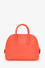 Hermès 2017 Orange Poppy Chevre Mysore Bolide 1923 Mini Top Handle Palladium Hardware