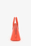 Hermès 2017 Orange Poppy Chevre Mysore Bolide 1923 Mini Top Handle Palladium Hardware