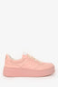 Gucci Pink Leather GG Supreme Tennis Sneakers Size 37