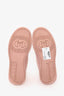 Gucci Pink Leather GG Supreme Tennis Sneakers Size 37