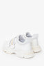 Christian Dior White Leather D-Wander Sneakers Size 37.5