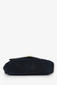 Saint Laurent 2016 Navy Suede Large Monogram Envelope Chain Shoulder Bag
