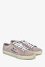 Saint Laurent Dusty Pink Suede 'Court Classic' Sneakers Size 38
