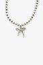 Tiffany & Co. Sterling Silver Bead Bow Charm Bracelet