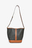 Celine 2019 Brown Canvas/Leather Triomphe Medium Bucket Bag