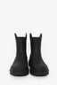 Moncler Black Rubber 'Misty' Textured Boots Size 10 Mens