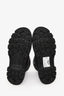 Moncler Black Rubber 'Misty' Textured Boots Size 10 Mens