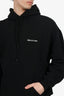 Balenciaga Black Cotton Hoodie Size XS Mens
