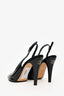 Pre-Loved Chanel™ Black Patent Leather Open Toe Slingback Sandals Size 38