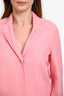 Harris Wharf London Pink Wool Coat Size 36 IT