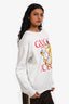 Gucci White 'Bananaya' Sweatshirt Size XS