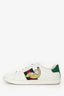 Gucci x Bananya White Ace Low Top Sneakers Size 36