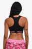 Gucci Black Pink Logo Sport Bra Size XS