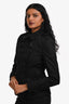 Burberry Brit Black Double Breasted Short Jacket Size 2