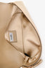 Gucci Beige Satin Crystal Embellished Clutch