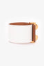 Hermès 2014 White Epsom Imprevisible Bracelet