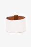 Hermès 2014 White Epsom Imprevisible Bracelet