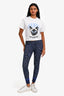 Louis Vuitton x Stephen Sprouse Navy Leopard Print Legging Size S