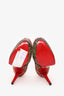 Christian Louboutin Pink Python Platform Heels Size 36.5