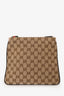 Gucci Beige GG Supreme Canvas Web Strap Messenger Bag
