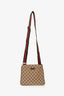 Gucci Beige GG Supreme Canvas Web Strap Messenger Bag
