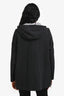 Maje Black Textured Leather Detailed Jacket Size 36
