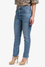 Agolde Blue Mid Rise Distressed Hem/Pocket Jeans Size 27