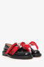 Maison Margiela Black Patent Leather Loafers With Bandana Size 38.5