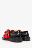 Maison Margiela Black Patent Leather Loafers With Bandana Size 38.5