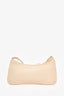 Jacquemus Cream Leather Le Bisou Perle Shoulder Bag