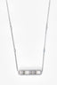 Messika 18K White Gold Move Classique Pavé Necklace With Diamonds