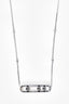 Messika 18K White Gold Move Classique Pavé Necklace With Diamonds