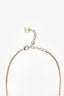 Pre-Loved Chanel™ 25P Gold Plated Pearl Deer Pendant Necklace
