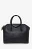 Givenchy Black Leather Small Antigona Bag with Strap