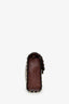 Valentino Burgundy Leather Rockstud Crossbody Bag