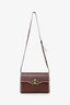 Valentino Burgundy Leather Rockstud Crossbody Bag