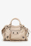 Balenciaga Beige Arena Leather Small Neo Le Cagole Classic City Bag