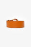 Gucci Brown Leather Blondie Buckle Belt