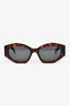 Celine Tortoiseshell Triomphe Oval Sunglasses