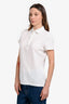 Loro Piana White Cotton Polo Shirt Estimated Size S