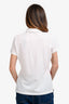 Loro Piana White Cotton Polo Shirt Estimated Size S